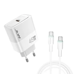 شارژر دیواری 45 وات جی ال وی مدل S24 ULTRA EU به همراه کابل تبدیل USB-C