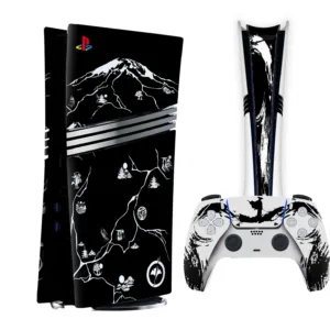 برچسب پلی استیشن ۵ پرو ديجيتال هاماگراف مدل ghost of yotei bundle dark