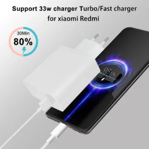 شارژر دیواری شیائومی مدل NOTE 33W به همراه کابل USB-C