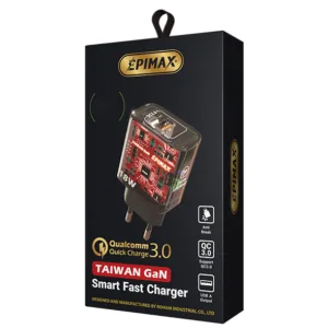 شارژر دیواری 20 وات اپی مکس مدل TAIWAN GaN EU-148