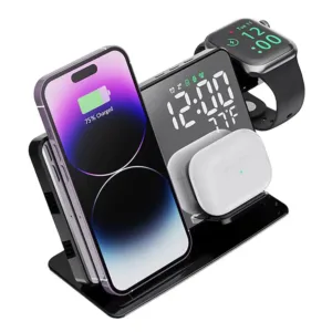شارژر بی سیم رومیزی 15 وات مدل wireless 4in1