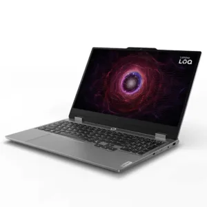 لپتاپ لنوو مدل LOQ 15ARP9 با پردازنده Ryzen 5-7235HS و گرافیک RTX3050 6GB، رم DDR5 12GB با فرکانس 4800MHz، حافظه SSD با ظرفیت 1TB، نمایشگر 15.6 اینچ IPS با وضوح Full HD و نرخ بهروزرسانی 144Hz، دارای نور پسزمینه کیبورد، کاستوم شده