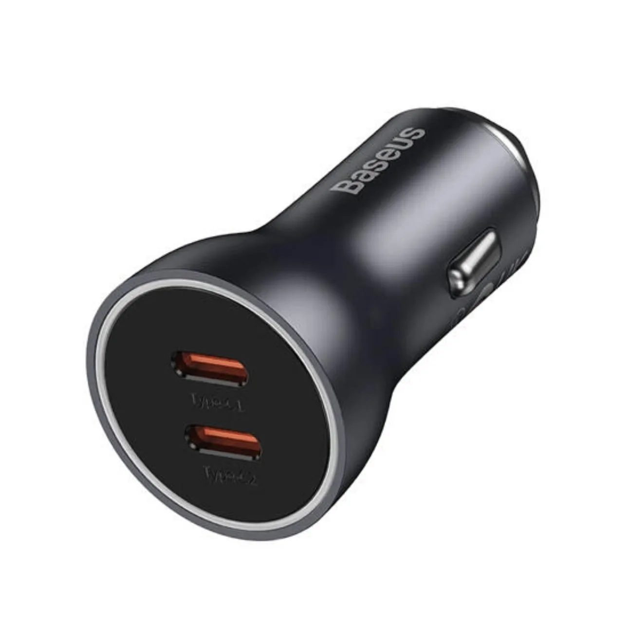 شارژر فندکی 60 وات بیسوس مدل Dual USB-C CGJM000213