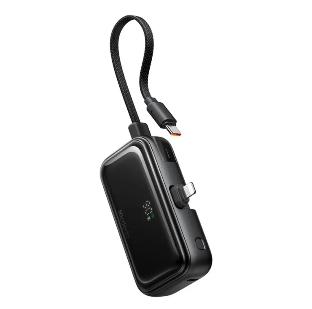 پاوربانک مک دودو مدل MC-7800 ظرفیت 5000 میلی‌آمپر ساعت به همراه کابل تبدیل USB-C
