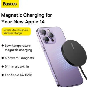 شارژر بیسیم 15 وات بیسوس مدل BS-W529