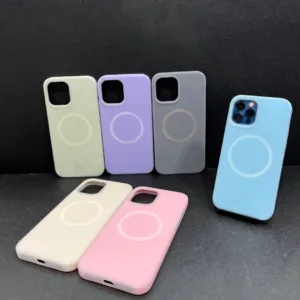 کاور طرح سیلیکون پاک کنی مگ سیف دار مناسب برای گوشی موبایل اپل IPHONE 13 PRO