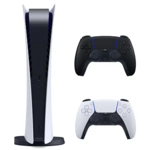 مجموعه کنسول بازی سونی مدل PlayStation 5 Digital Edition ظرفیت 825 گیگابایت به همراه دسته اضافه