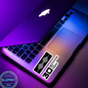 استیکر لپ تاپ بلوپرینت طرح راک مدل Rock Bands کد BLP1002 مجموعه 25 عددی