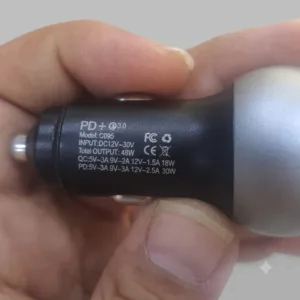 شارژر فندکی خودرو ۵۰ وات دو پورت گولتر مدل GT-C20