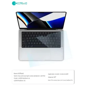 محافظ صفحه نمایش کوتتسی مدل 12006 کد A2485-A2780-A2991-A3403-A3186 مناسب برای مک بوک پرو 16 اینچ