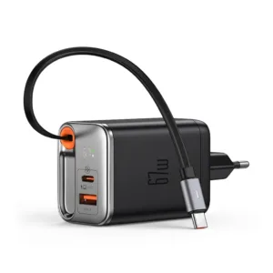 شارژر دیواری 67 وات مک دودو مدل CH-4100 به همراه کابل متصل به بدنه USB-C