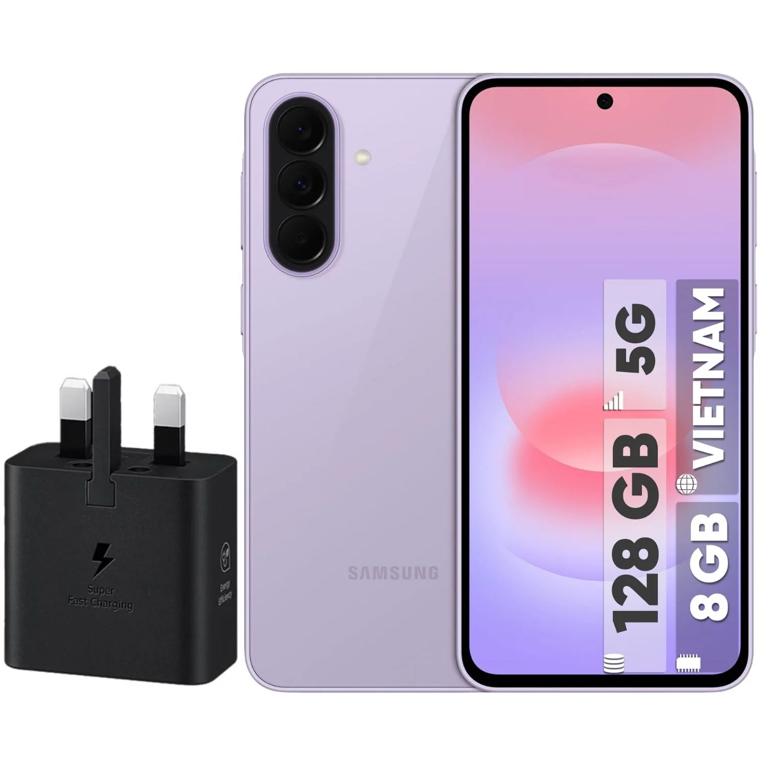 گوشی موبایل سامسونگ مدل Galaxy A37 دو سیم‌کارت ظرفیت 128 گیگابایت و رم 8 گیگابایت - ویتنام - به همراه شارژر 25 وات سامسونگ