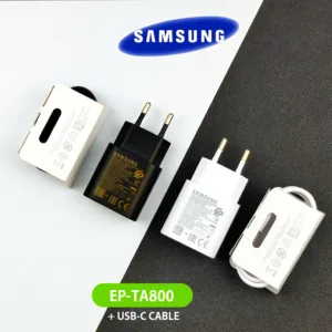 شارژر دیواری مدل EP-TA800 به همراه کابل تبدیل USB-C