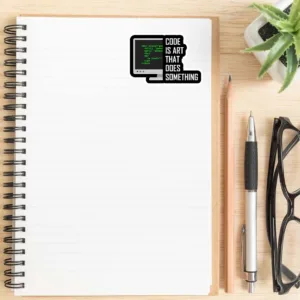 استیکر لپ تاپ کارنیکا طرح برنامه نویس مدل programmer-2222094 مجموعه 2 عددی