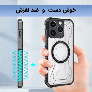 کاور لوکسار مدل 13promax _Luxmag مناسب برای گوشی موبایل اپل iPhone 13 Pro Max
