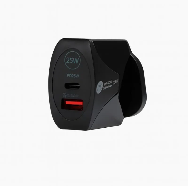آداپتور شارژر25 وات دو پورت مدل KEKE-907