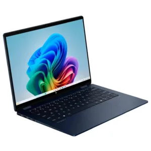 لپ تاپ 14 اینچی اچ‌ پی مدل OmniBook X Flip 14-fm0013dx-Core Ultra 5 226V-16GB LPDDR5X 8533MHz-512GB SSD-Touch-Backlit-W به همراه قلم