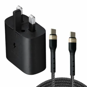 شارژر دیواری 25 وات لیندوس مدل Galaxy A52 به همراه کابل تبدیل USB-C
