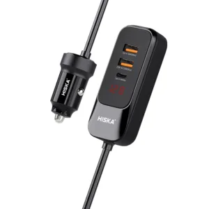 شارژر فندکی 120 وات هیسکا مدل HCC-327