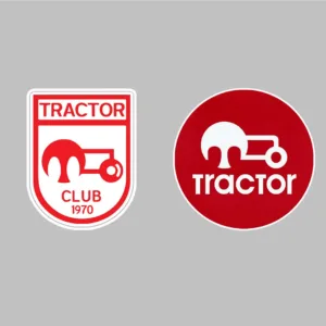 استیکر لپ تاپ کارنیکا طرح تراکتور مدل tractor-2222109 مجموعه 2 عددی