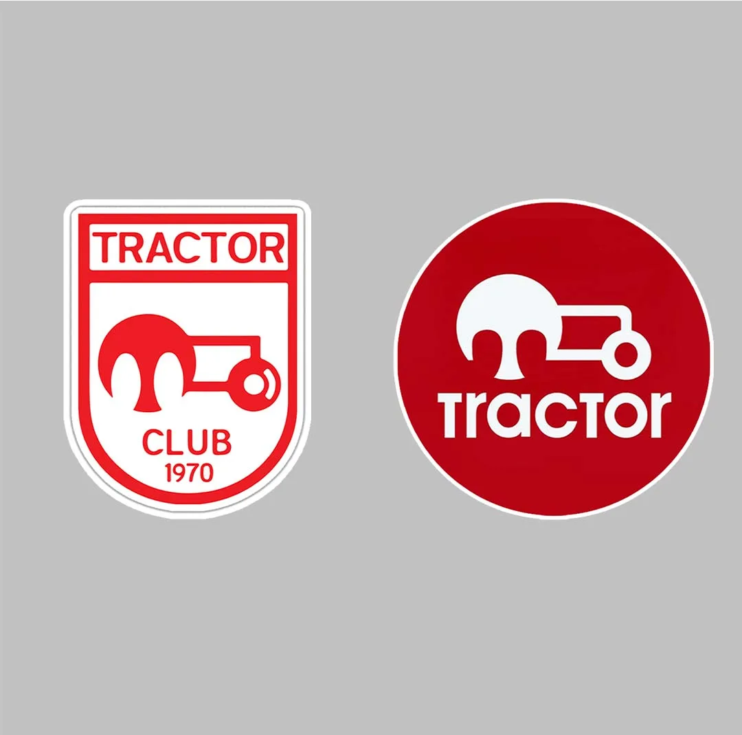 استیکر لپ تاپ کارنیکا طرح تراکتور مدل tractor-2222109 مجموعه 2 عددی