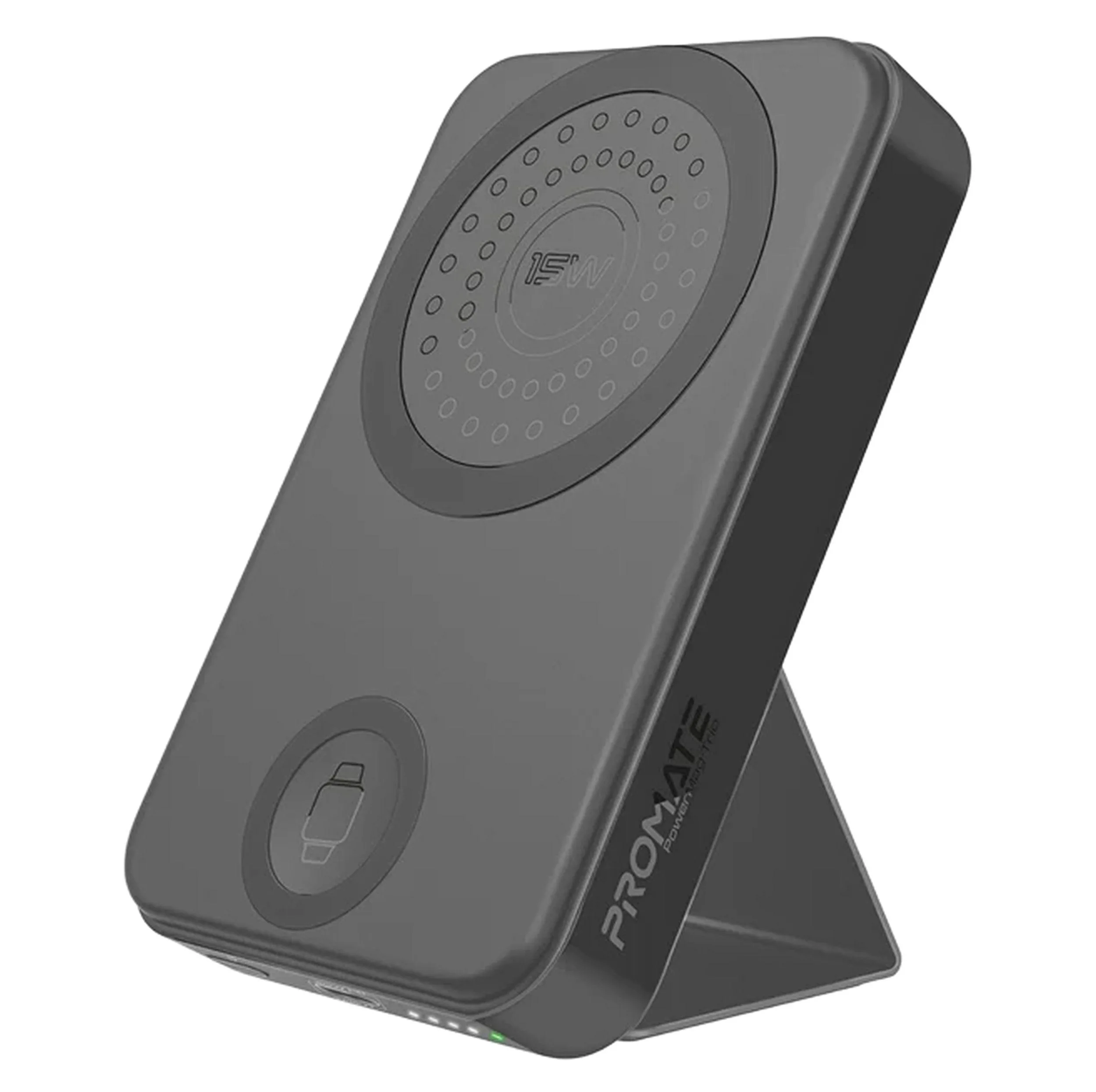 پاوربانک پرومیت مدل POWERMAG-TRIO.BLACK ظرفیت 10000 میلی‌آمپر ساعت