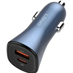 شارژر فندکی 60 وات دو پورت الدینیو مدل C3