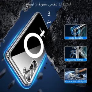 کاور بادی قاب مدل Magsafe2-A 16 طرح مگ سیف مناسب برای گوشی موبایل سامسونگ Galaxy A16 5G / A16