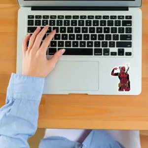 استیکر لپ تاپ کارنیکا طرح ددپول مدل DeadPool-2222012 مجموعه 2 عددی
