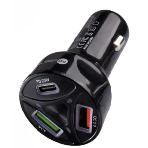 شارژر فندکی 55 وات پی دی مدل FAST CHARGER 55W
