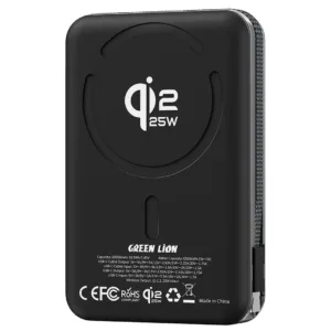 پاوربانک 35 وات گرین لاین مدل Wellington ظرفیت 100000 میلی‌آمپرساعت به همراه کابل USB-C