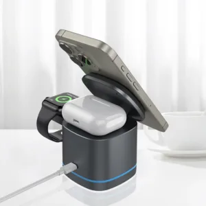 شارژر مغناطیسی پاوا مدل PW-MG31IPWA-BK