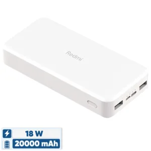 پاوربانک 18 وات شیائومی مدل Redmi ظرفیت 20000 میلیآمپرساعت