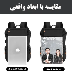 کوله پشتی لپ تاپ مدل 1863 مناسب برای لپ تاپ تا 15.6 اینچی