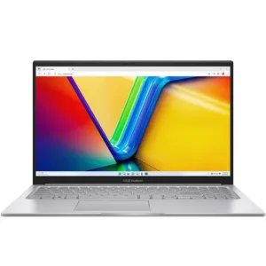 لپ‌تاپ 15.6 اینچی ایسوس مدل Vivobook 15 X1504VA-NJ379، با پردازنده Core i7-1355U، رم 12 گیگابایت DDR4، حافظه SSD با ظرفیت 512 گیگابایت، صفحه‌نمایش مات Full HD، وبکم HD با شاتر حریم خصوصی و پشتیبانی از Wi-Fi 6 - کاستوم شده