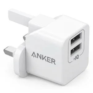 شارژر دیواری 12 وات دو پورت انکر مدل PowerPort Mini A2620