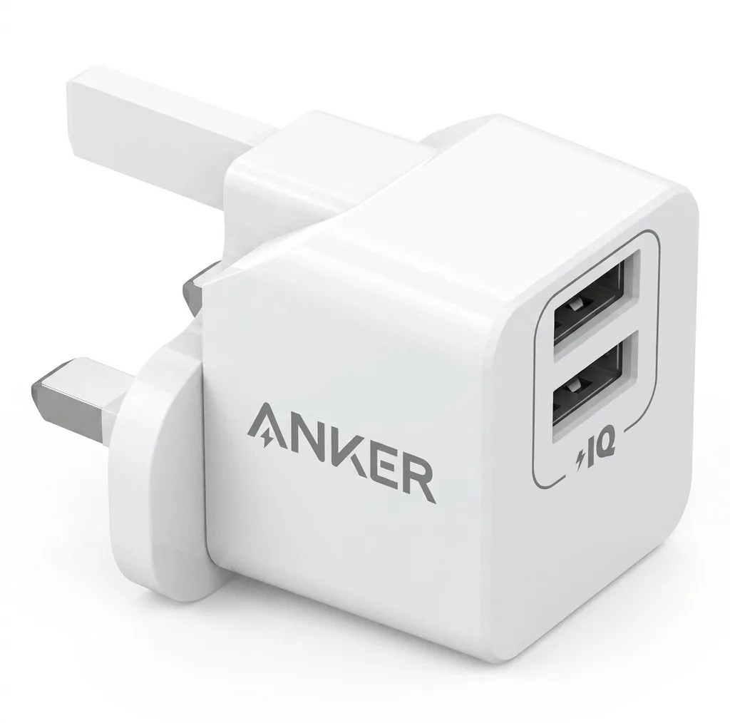 شارژر دیواری 12 وات دو پورت انکر مدل PowerPort Mini A2620
