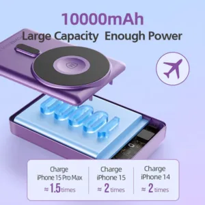 پاوربانک میکرو پک مدل WPB-310 ظرفیت 10000 میلی آمپر ساعت