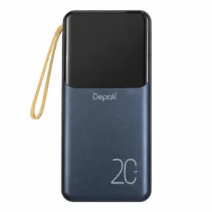 پاوربانک 15 وات دیپک مدل DP-B17 ظرفیت 20000 میلی‌آمپرساعت