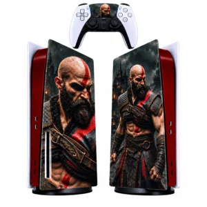 برچسب کنسول بازی پلی استیشن 5 فت کایمون مدل GOD OF WAR کد p5f011