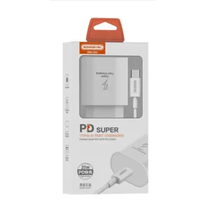 شارژر دیواری 25 وات سوموس تل مدل SAM A07 FAST Q03 به همراه کابل تبدیل USB-C