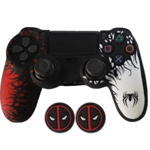 محافظ دسته پلی استیشن ۴ مدل Spider PS4368 به همراه روکش آنالوگ