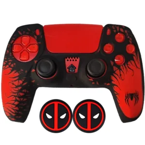 محافظ دسته بازی پلی استیشن 5 طرح عنکبوت مدل SPIDER PS5633 به همراه روکش آنالوگ