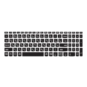 برچسب حروف فارسی کیبورد توییجین و موییجین مدل black 01 مناسب برای لپ تاپ لنوو IdeaPad L340 15IRH