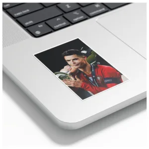 استیکر لپ تاپ و موبایل گوفی مدل کریستیانو رونالدو طرح Cristiano Ronaldo کد CR03 مجموعه 8 عددی