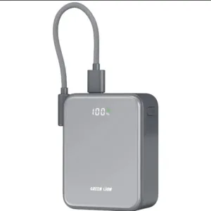 پاوربانک 20 وات گرین لاین مدل GL-PX85 با ظرفیت ده هزار میلی آمپر ساعت