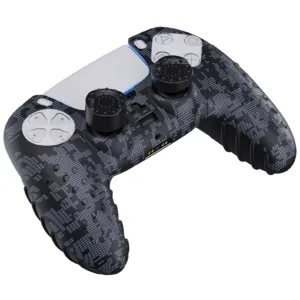 محافظ دسته پلی استیشن 5 اسپارک فاکس مدل Silicone Grip Pack Digital Camo به همراه روکش آنالوگ