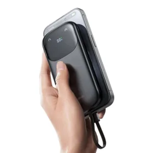 پاوربانک 22.5 وات مک دودو مدل EmoPower MC-852 ظرفیت 10000 میلیآمپرساعت به همراه سه عدد کابل USB-A، لایتنینگ و USB-C