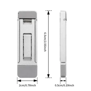 پایه نگهدارنده لپتاپ مدل S1 aluminum alloy مناسب برای لپ تاپهای 17 اینچی و کوچک تر بسته 2 عددی