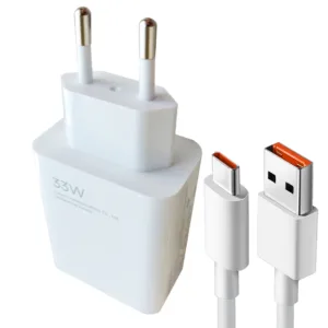 شارژر دیواری 33 وات توربو مدل Poco x3 pro به همراه تبدیل USB -C